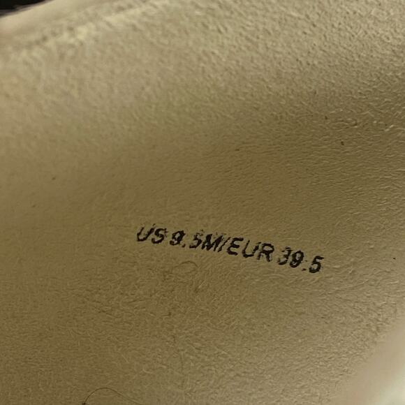 Vince Genuine Calf Hair Pointed Toe Block Heels Prin D 'orsay Women's Size 9.5 - Picture 7 of 9